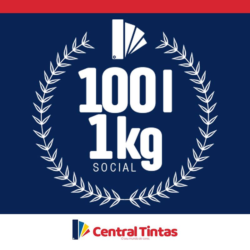 A Central Tintas apresenta para nossos amigos e clientes nossa CAMPANHA SOCIAL 100L | 1Kg